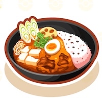 いあいぎりすき焼きカレー画像