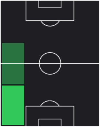 HPギリェルミ・アラナ(06/19)の適性ポジション