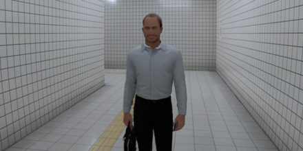 笑顔のおじさん