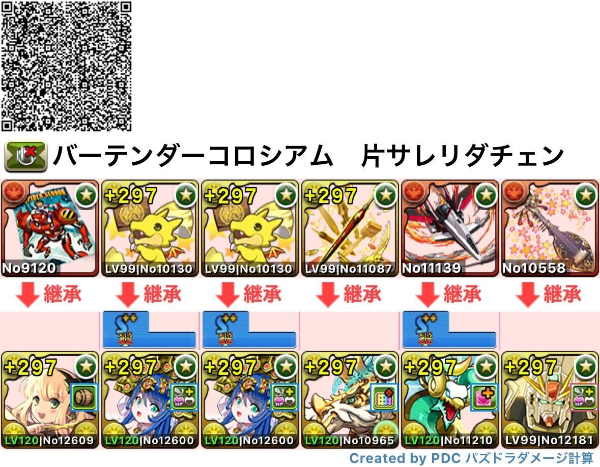 片サレリダチェン周回編成