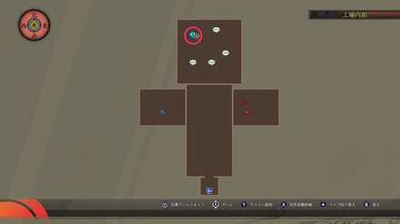 事後調査・大道寺清①の発生場所マップ