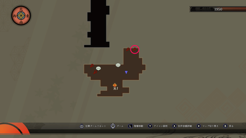 アカラナ回廊1950年マップ