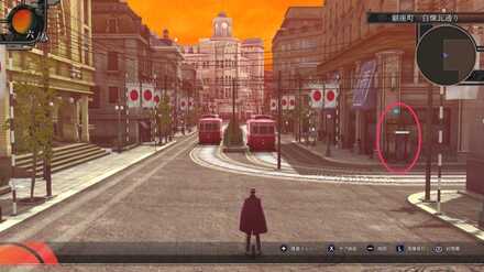 電話ボックスの場所