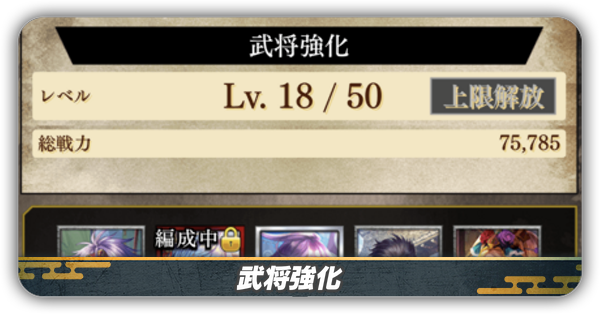武将強化