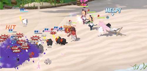 範囲攻撃で一掃