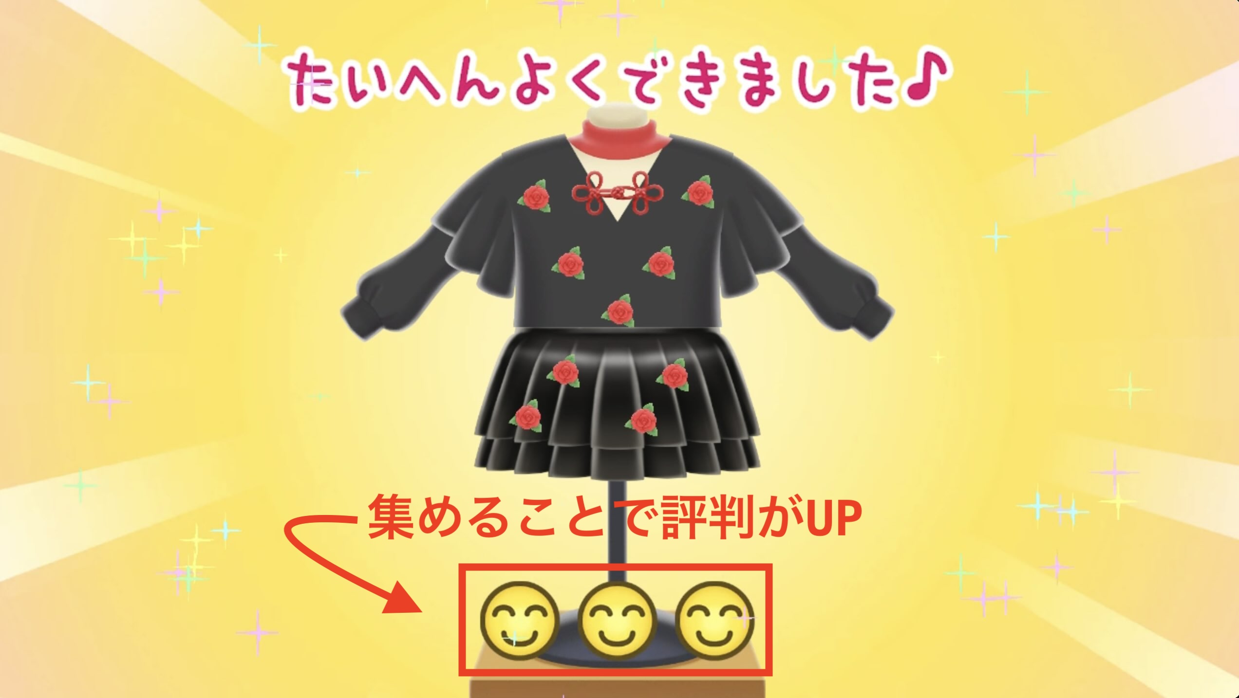 お店毎にあるゲームをクリアすることで上がる