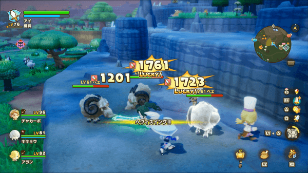 複数に攻撃を当てる