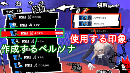 ペルソナの合体