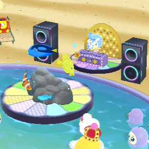 アフタヌーンプール正方形アイコン