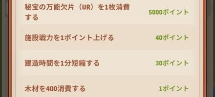 王国対決ポイント獲得方法