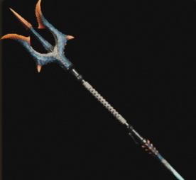 MHWildsの雷叉棍ヴォルトラギア画像