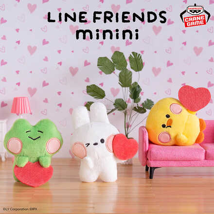 LINE FRIENDS minini ボールチェーン付きぬいぐるみ～サリニ・コニニ・レニニ～