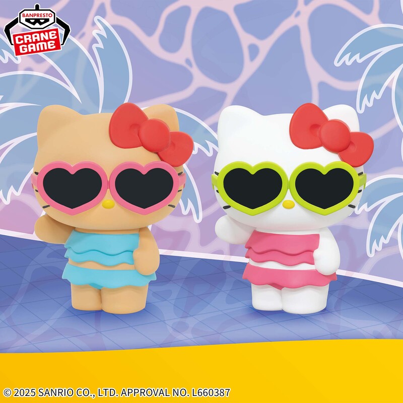 サンリオおすそ分けファイル♡限定日焼けキティ夏バージョンレア＆アメキャラ·͜·ᰔᩚ サンリオおすそ分けファイル♡限定日焼けキティ夏バージョンレア