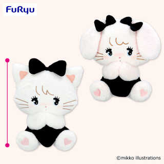 mikko characters BLACK RIBBON BIGぬいぐるみ～ムース＆キャミー～