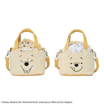 くまのプーさん プレミアム編みバスケット風ショルダー