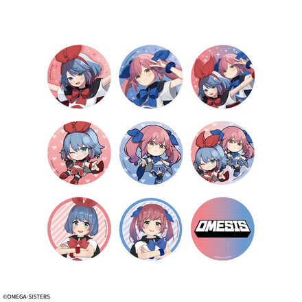 おめがシスターズ 缶バッジ