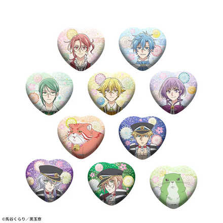 TVアニメ「美男高校地球防衛部ハイカラ！」 キラキラビッグハート型缶バッジ