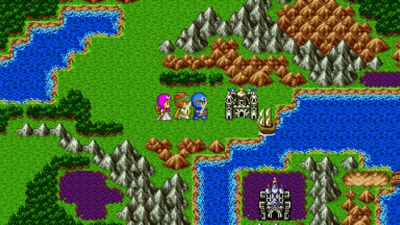 ラダトーム城周辺