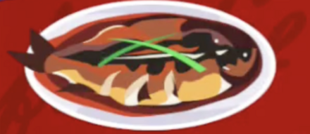 白身魚の甘酢あんかけ