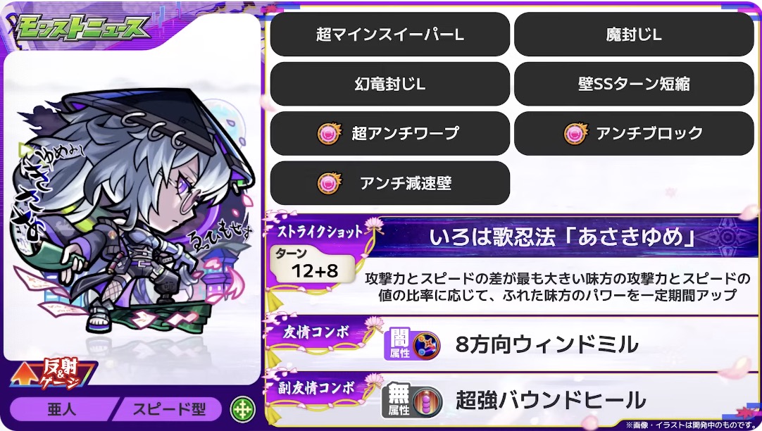 御歌番衆の性能