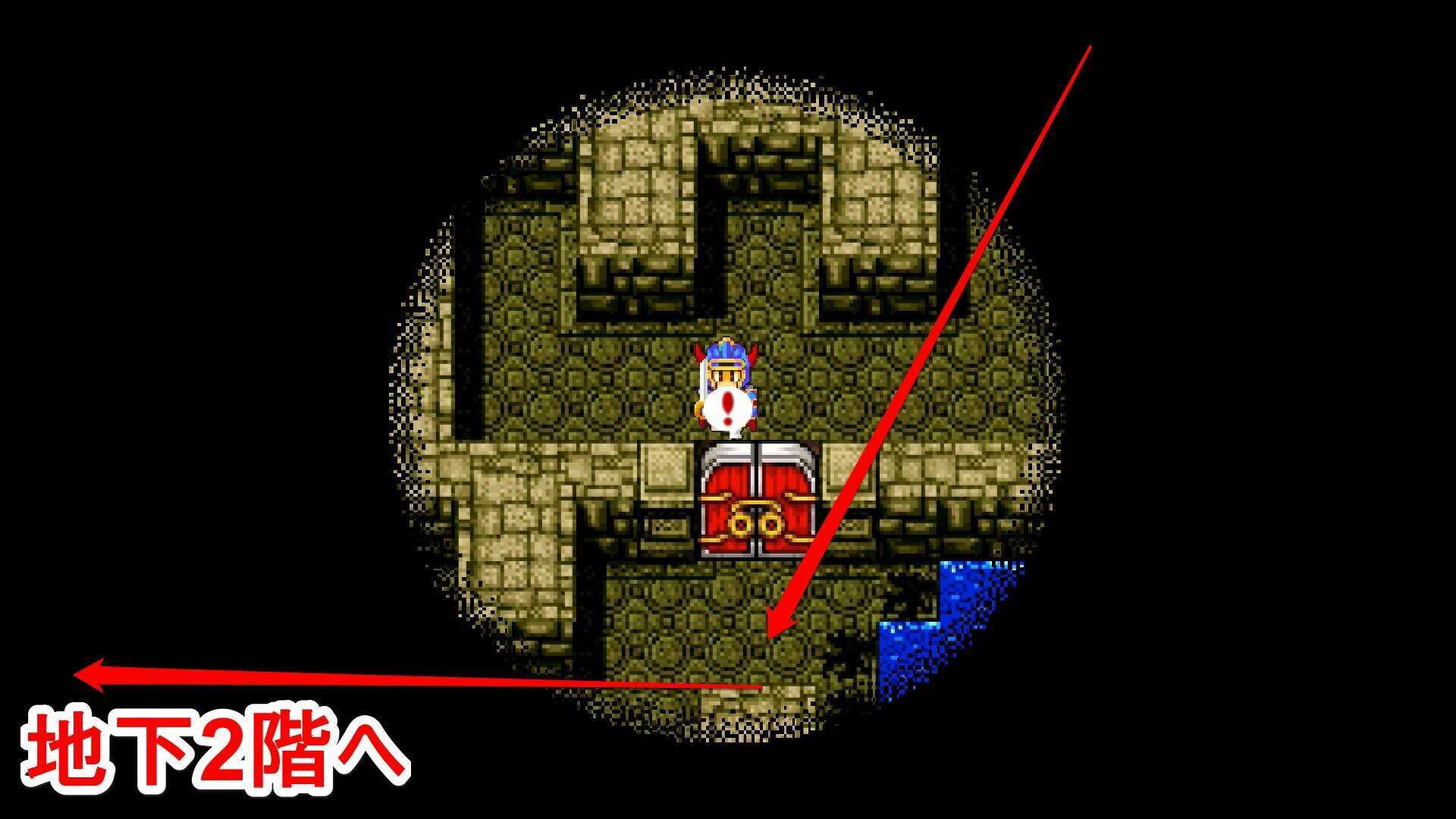 ガライの墓地下1Fの扉