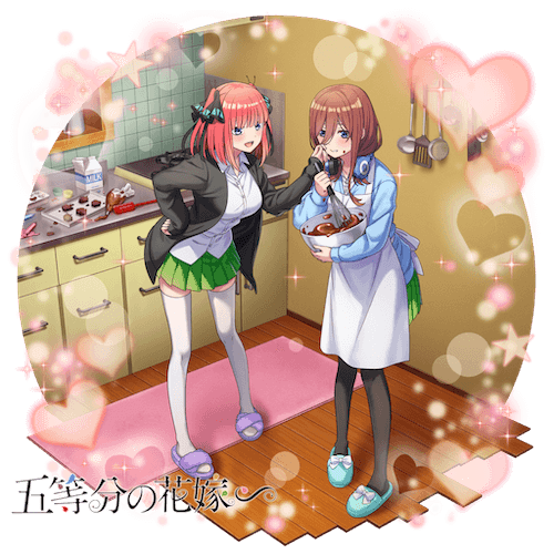 オセロニアの［ライバル同士］二乃＆三玖の画像