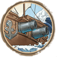 堅牢な船と強力な砲