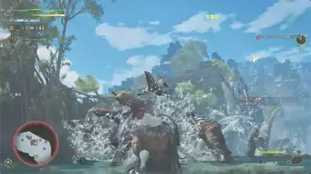 真後ろからもう一度竜撃砲を撃つ