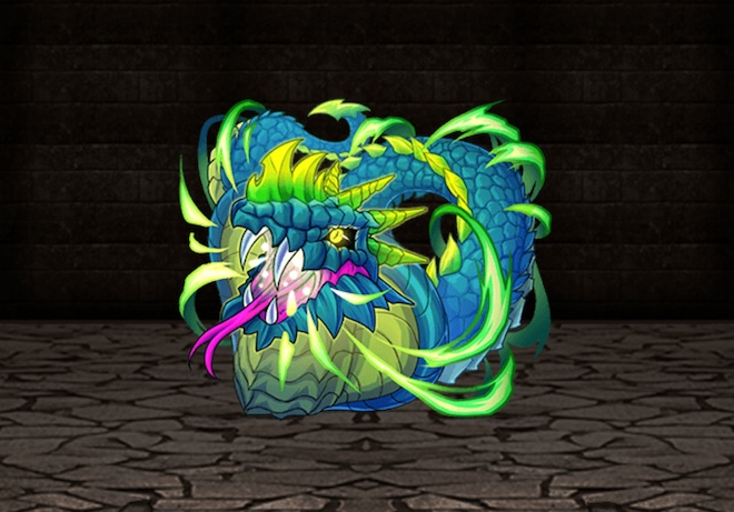 蜷局巻く大蛇バジルの画像