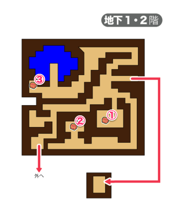 勇者の泉のマップ