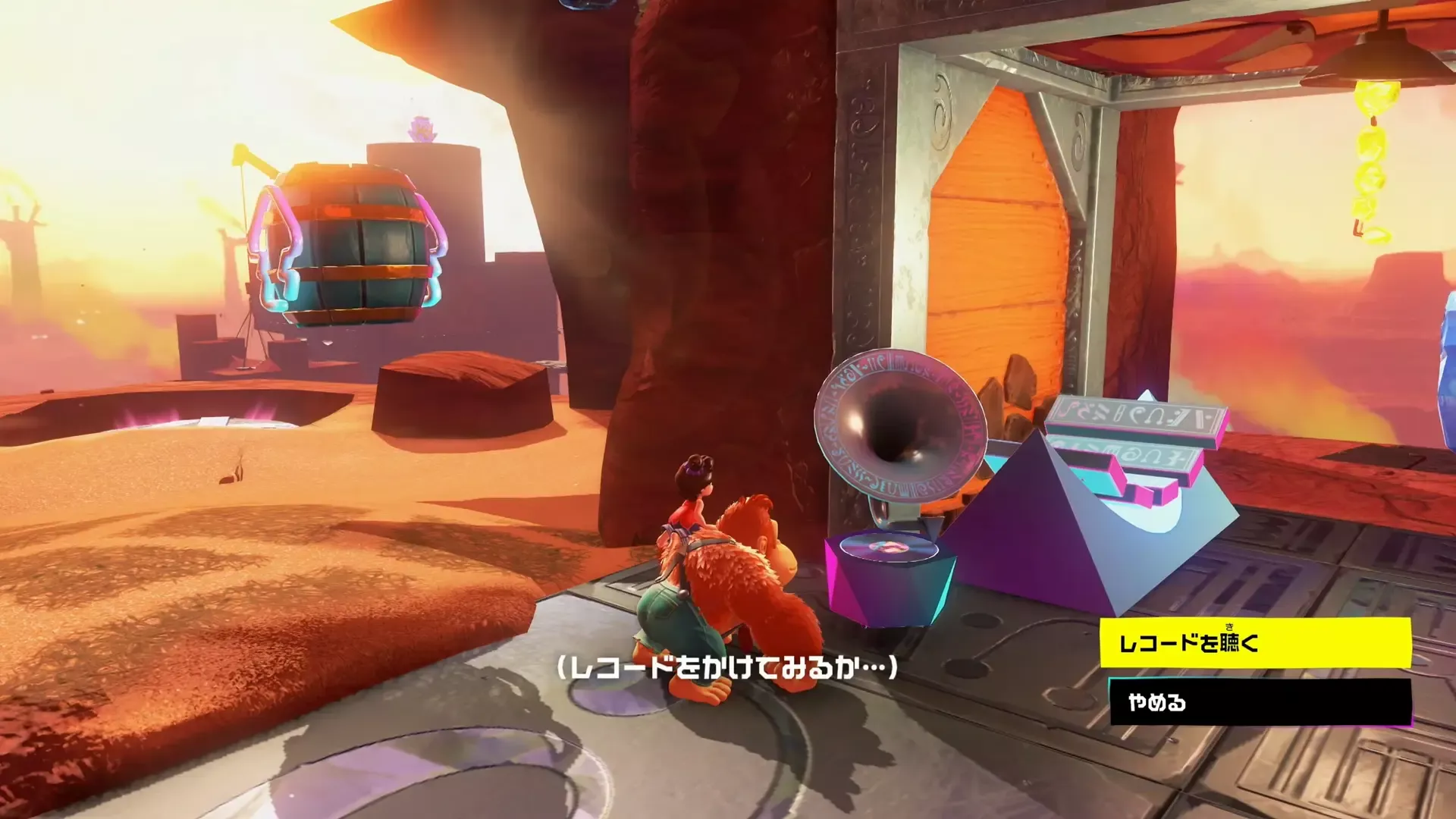 レコードでBGMを聞く