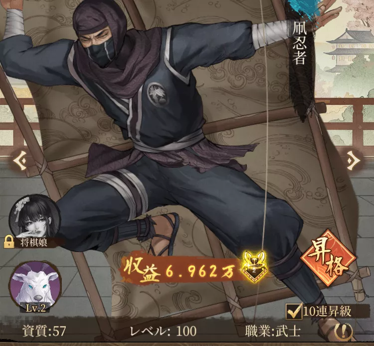 家来に1つだけ装着できる「装備品」のようなもの