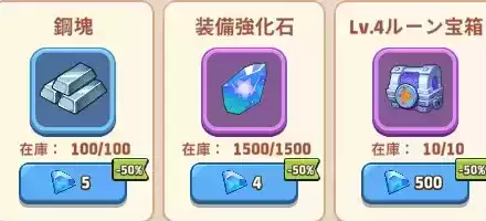 商店装備強化石