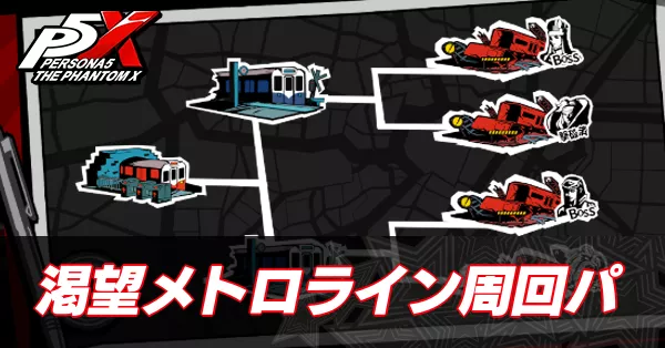 渇望メトロラインの周回パーティ