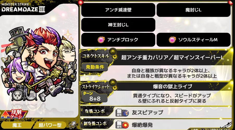 デビルズパンクインフェルノ ステータス