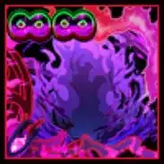 紫炎のオーラ画像