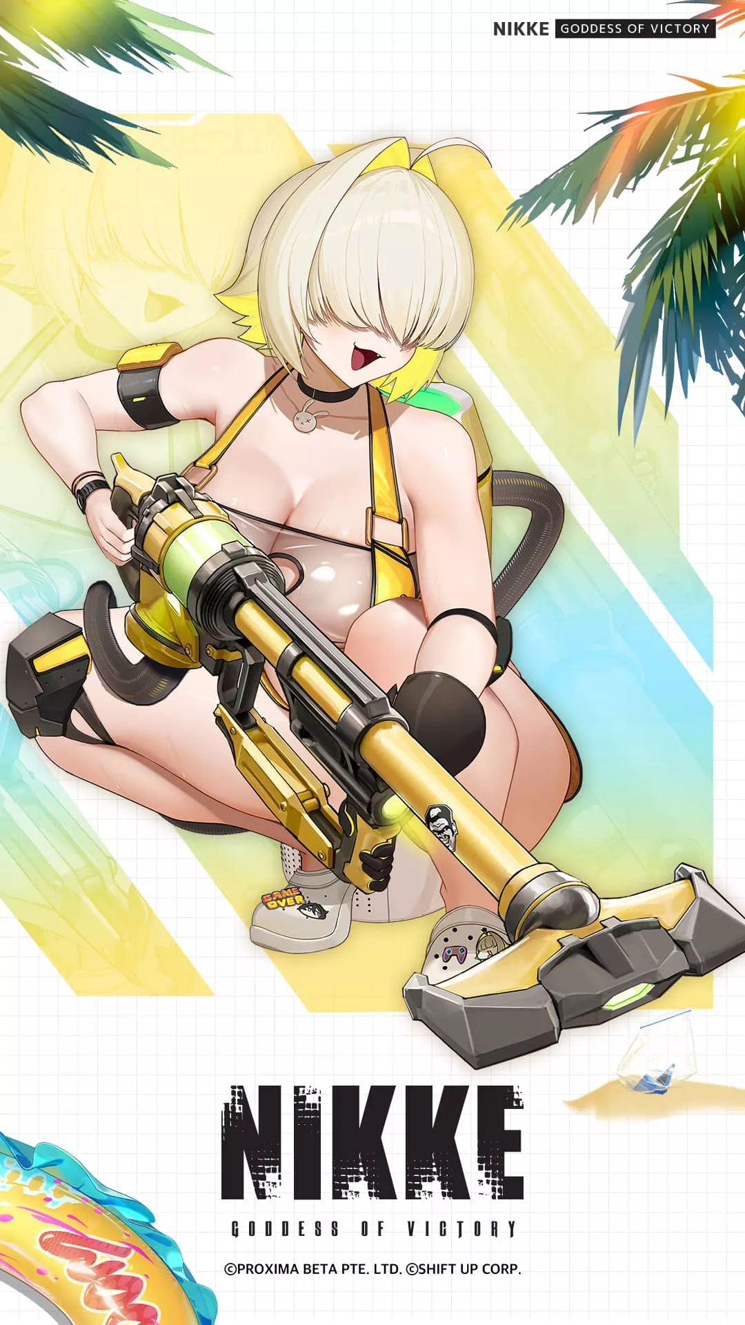 水着エレグのイラスト