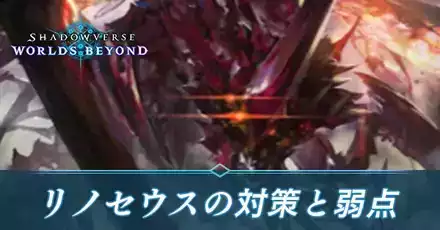 リノセウス_対策