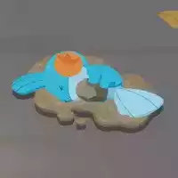 ミズゴロウの星3寝顔画像