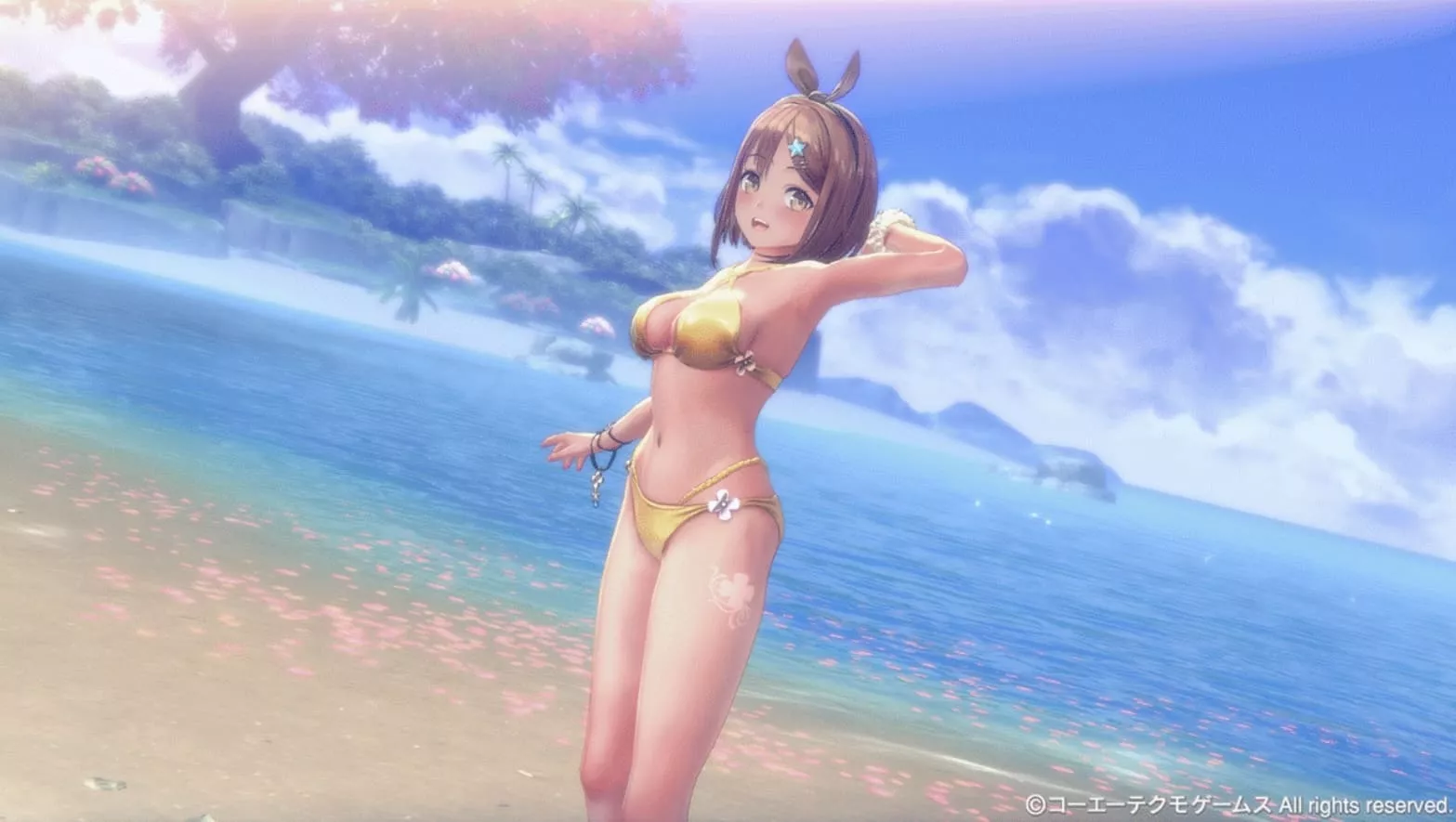 水着ライザの日焼けスキン