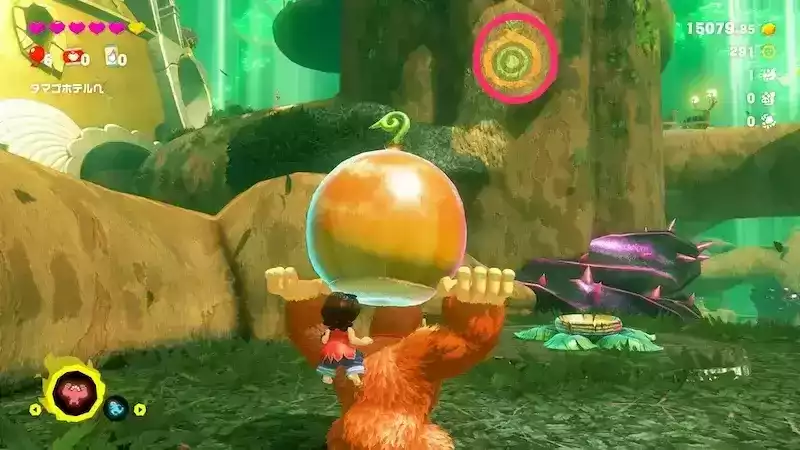 少し上の的を狙う