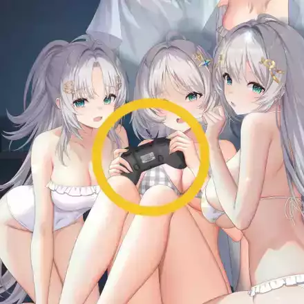 少女廻戦の可愛いコントローラーのタップする場所