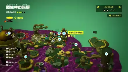 ホテリエ村の別荘のマップ