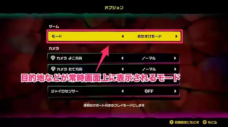 おたすけモード