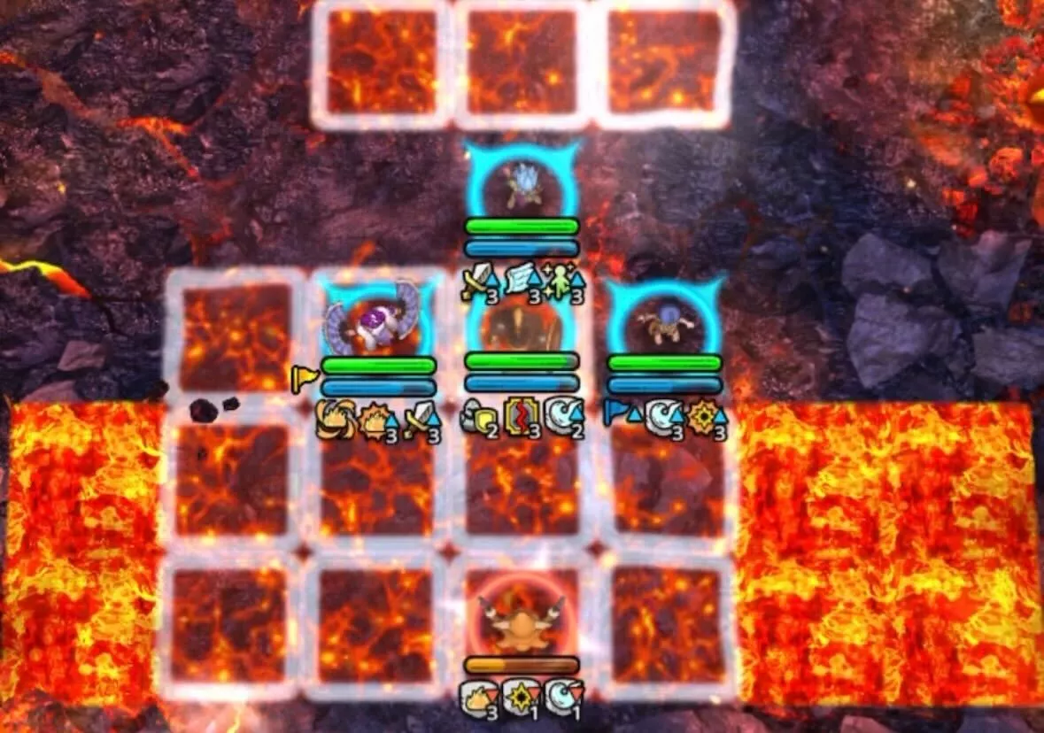 即死マスに入らないように戦う