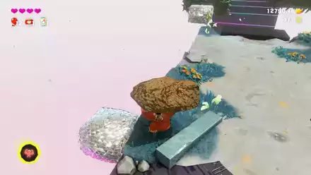 左の下にコピー足場