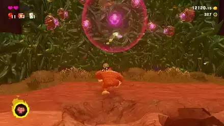 トゲを破壊した先にバナモンド