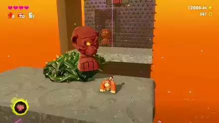 リフトに乗って進む