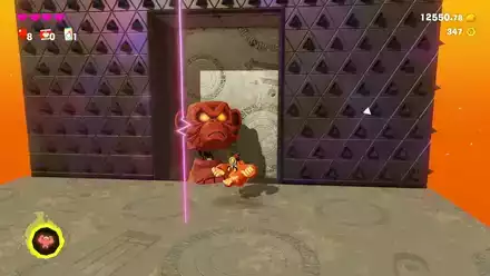 リフト奥の壁を破壊して1個目のバナモンド