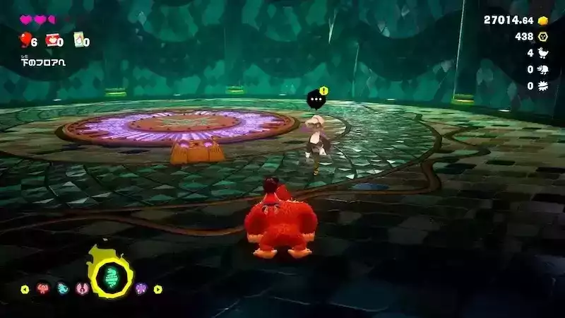 話しかけて次の階層へ